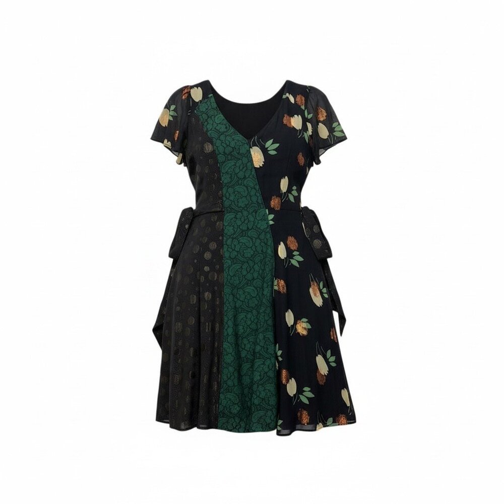 Anthropologie Multi Pattern Dress